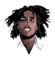 Bob Marley Portrait PNG Download