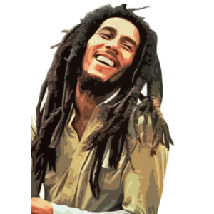 Bob Marley Portrait PNG Download