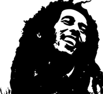 Bob Marley Portrait PNG Download