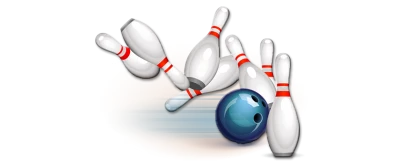 Bowling Ball & Pin PNG Download
