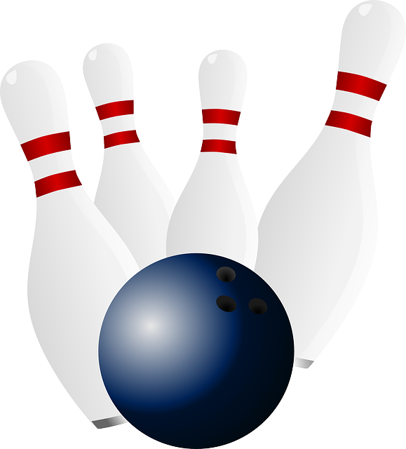 Bowling Ball & Pin PNG Download