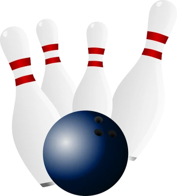 Bowling Ball & Pin PNG Download