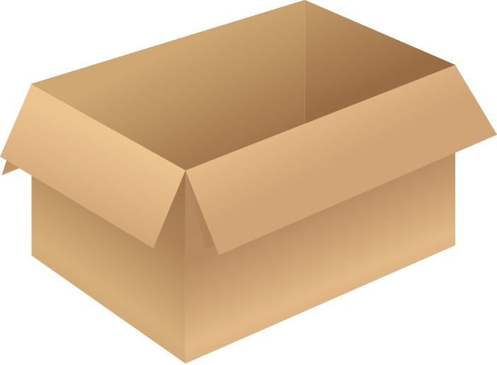 Cardboard/Storage Box PNG Download 3