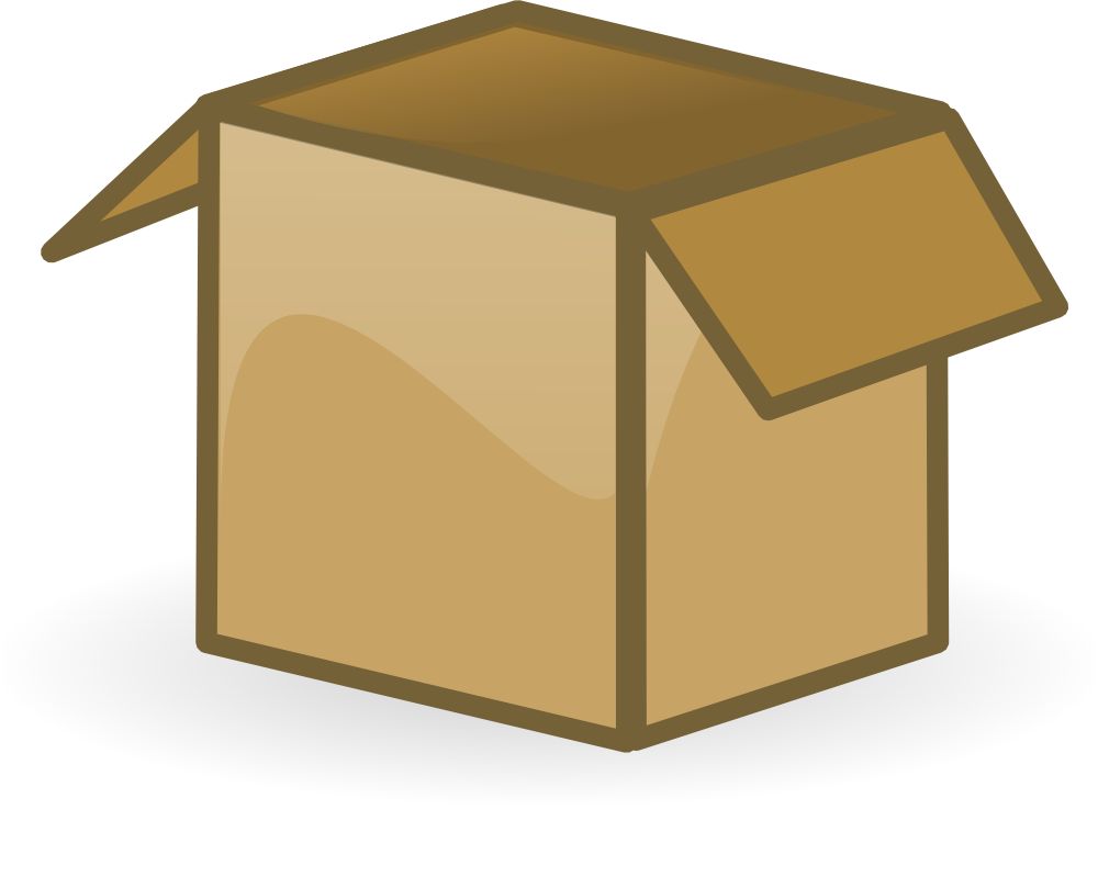 Cardboard/Storage Box PNG Download 4