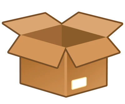 Cardboard/Storage Box PNG Download