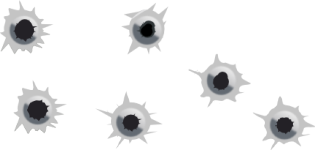 Bullet Hole PNG Transparent Image 17
