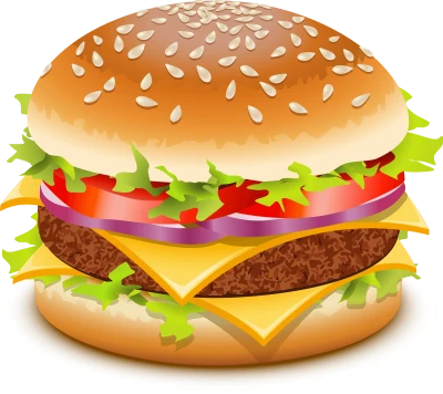 Burger PNG Transparent Image