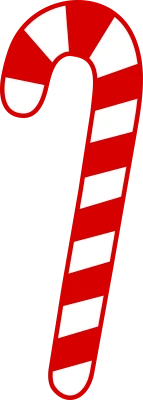 Candy Cane PNG Transparent Image