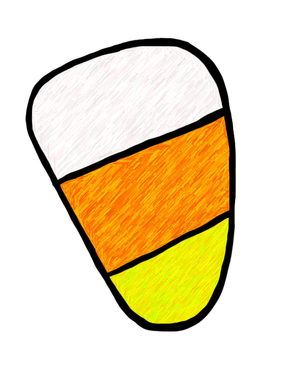 Candy Corn PNG Transparent Image 3