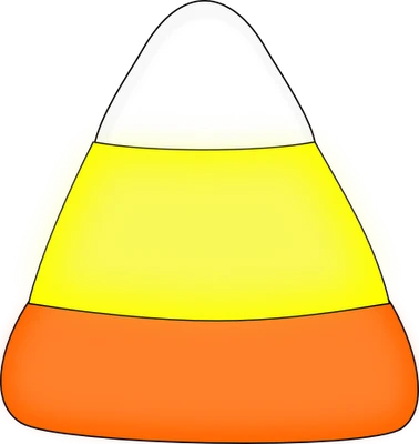 Candy Corn PNG Transparent Image