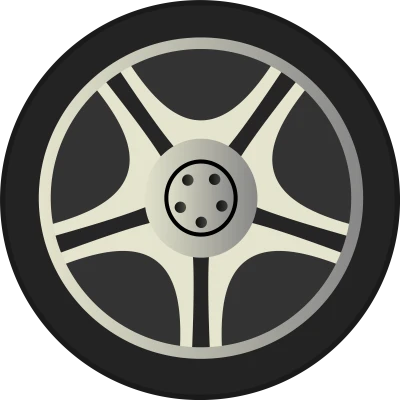 Car Wheel PNG Transparent Image