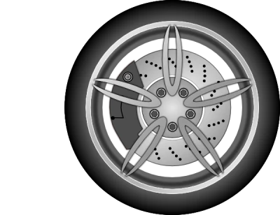 Car Wheel PNG Transparent Image