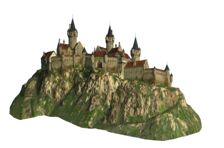 Medieval Castle Illustration PNG Download 3