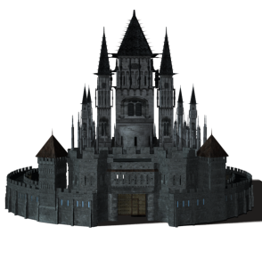 Medieval Castle Illustration PNG Download 4