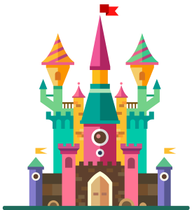 Medieval Castle Illustration PNG Download 6