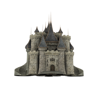 Medieval Castle Illustration PNG Download 8
