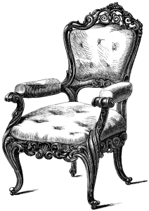 Modern Chair Illustration PNG Download 7