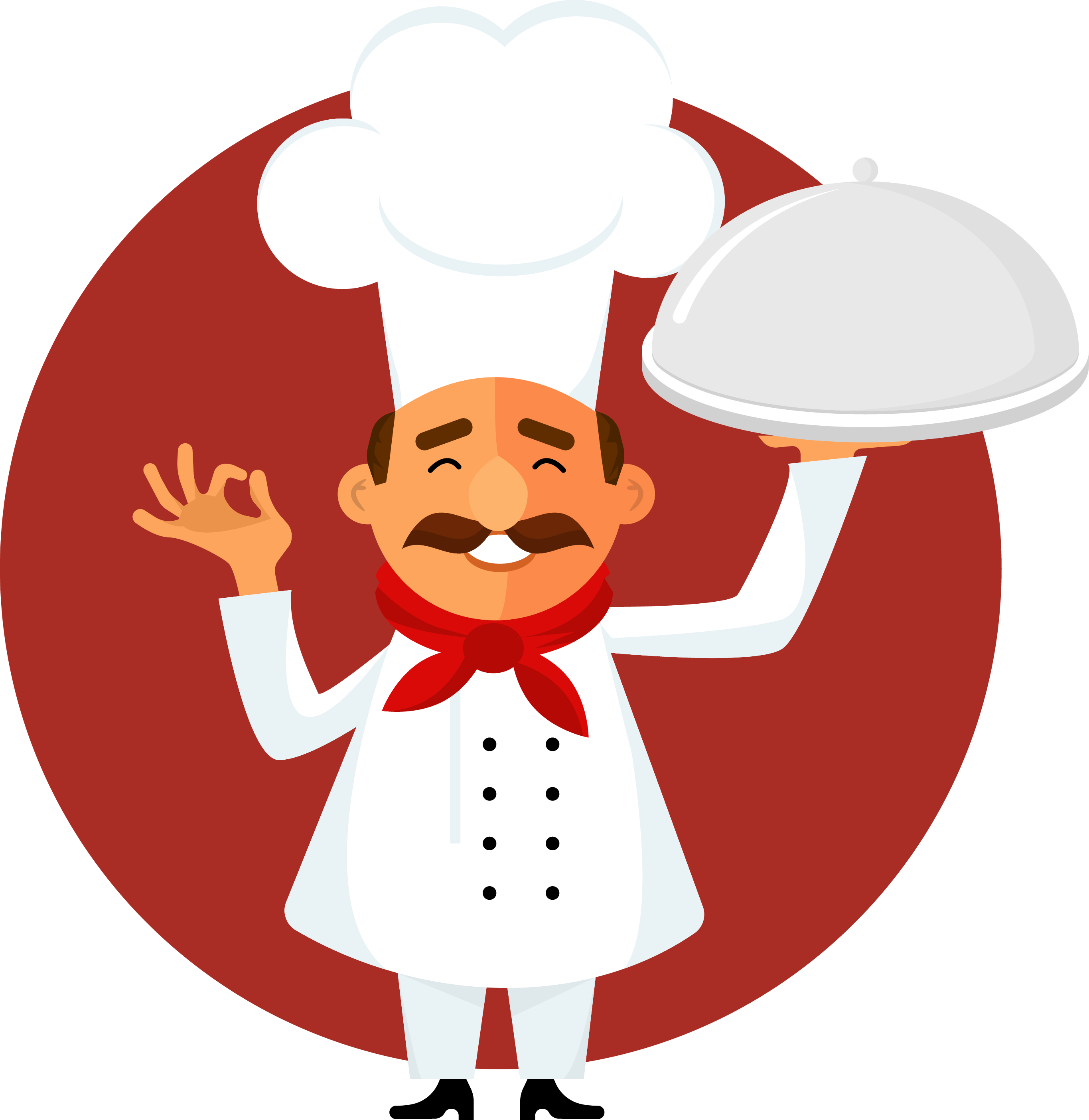 Professional Chef Illustration PNG Download 6