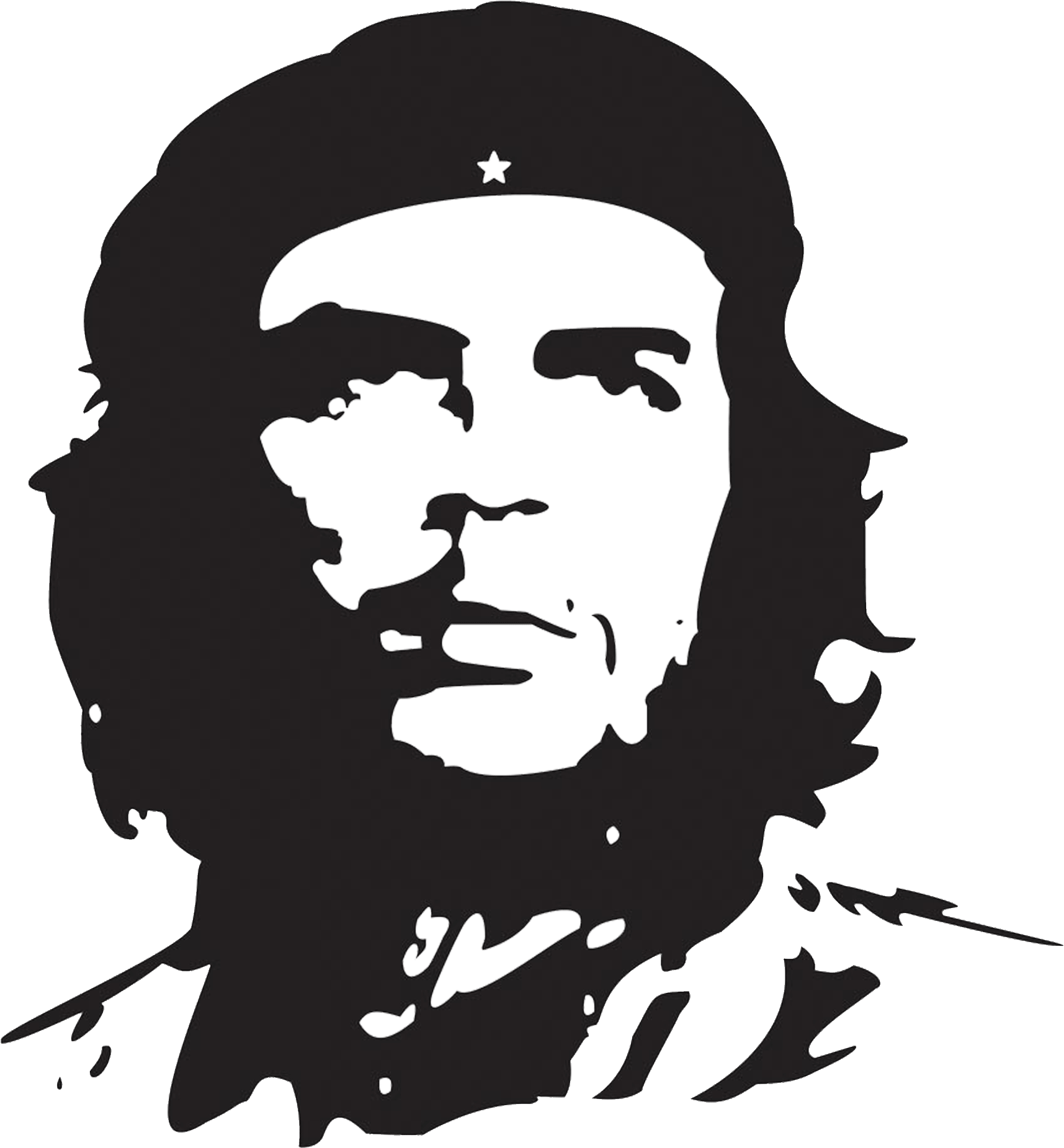 Che Guevara Portrait PNG Download