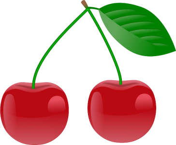 Fresh Red Cherry PNG Download