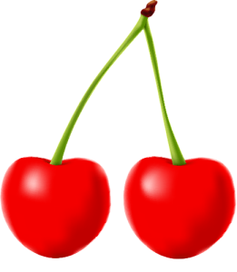 Fresh Red Cherry PNG Download