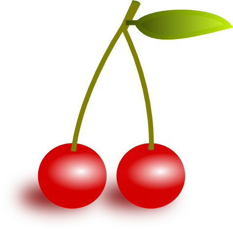 Fresh Red Cherry PNG Download