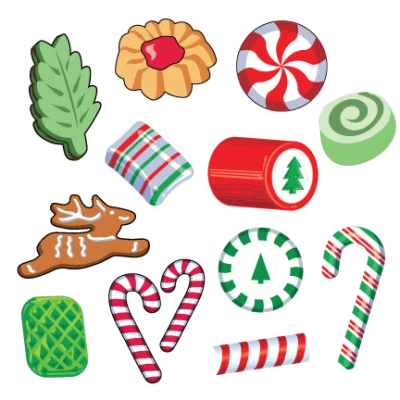 Christmas Candy PNG Transparent