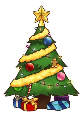 Festive Christmas Elements PNG Download