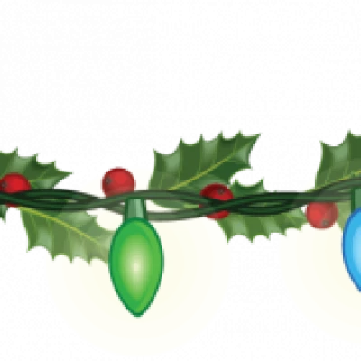 Festive Holiday Lights PNG Download