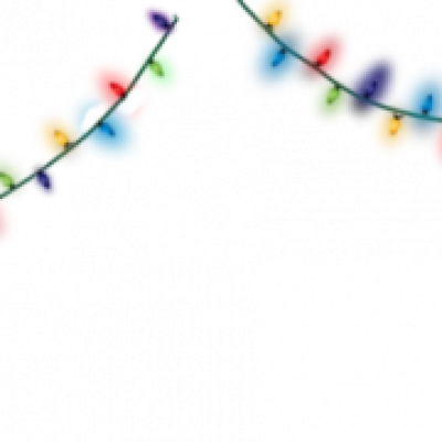 Festive Holiday Lights PNG Download