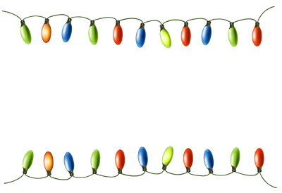 Christmas Lights Bulb PNG Transparent