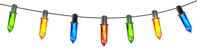 Christmas Lights Bulb PNG Transparent