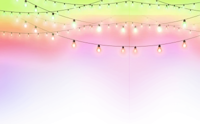 Christmas Lights Bulb PNG Transparent
