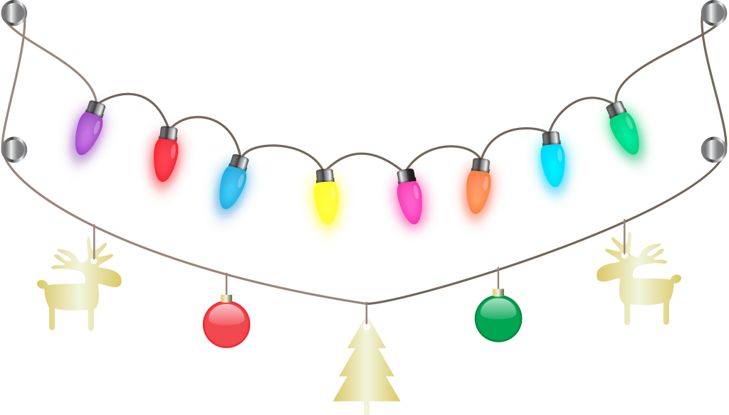 Christmas Lights Bulb PNG Transparent