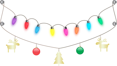 Christmas Lights Bulb PNG Transparent