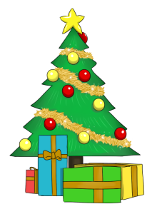 Decorated Christmas Tree PNG Download