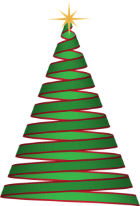 Decorated Christmas Tree PNG Download