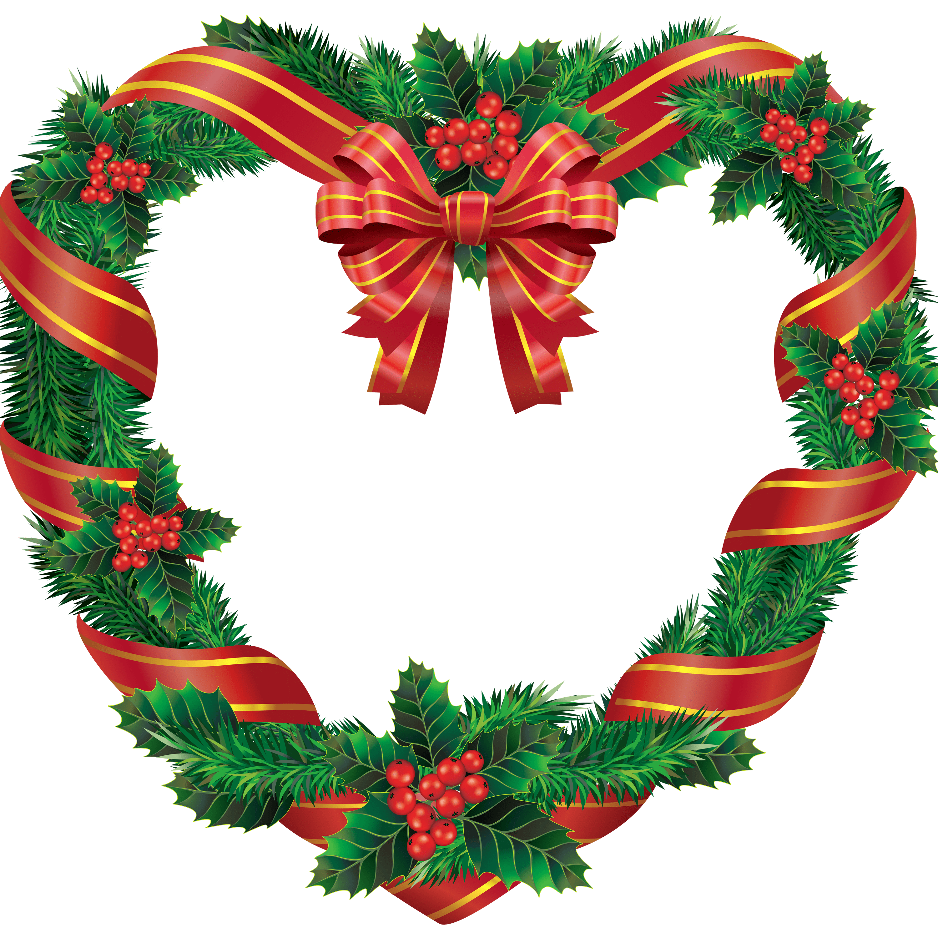 Christmas Wreath PNG Transparent