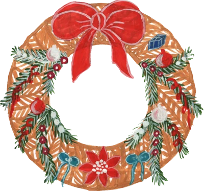 Christmas Wreath PNG Transparent