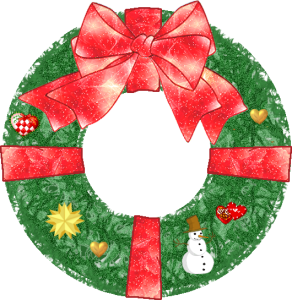 Holiday Wreath Decoration PNG Download