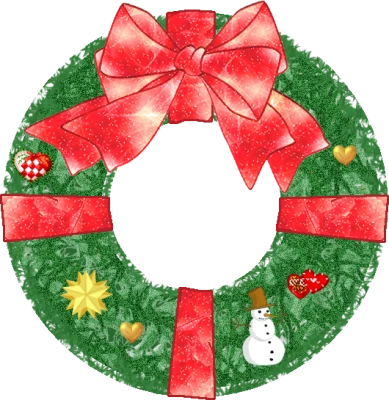 Holiday Wreath Decoration PNG Download