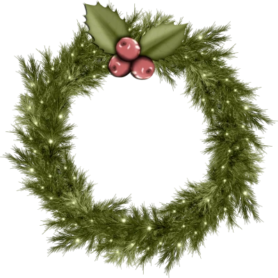 Holiday Wreath Decoration PNG Download