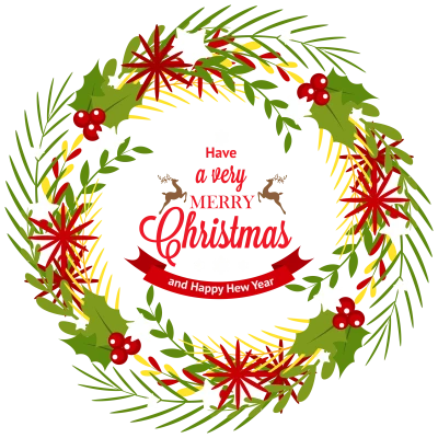 Holiday Wreath Decoration PNG Download