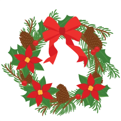 Holiday Wreath Decoration PNG Download