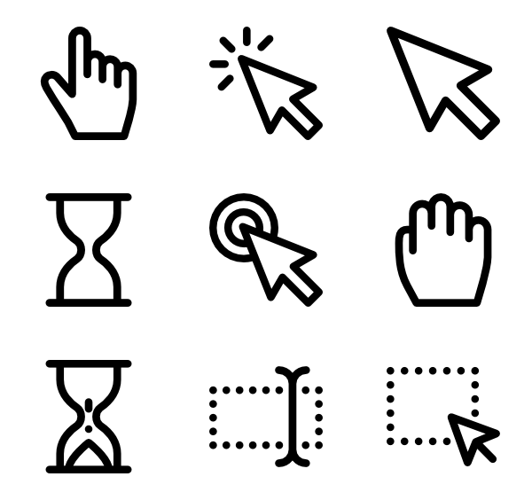 Click PNG / Mouse Pointer Icon Download, clickpng, click png