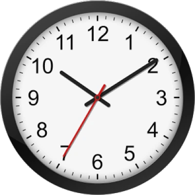 Clock PNG Transparent Image