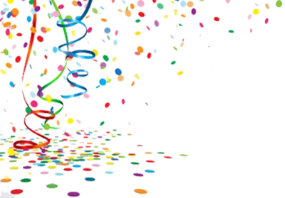 Colorful Confetti PNG
