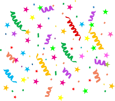 Colorful Confetti PNG