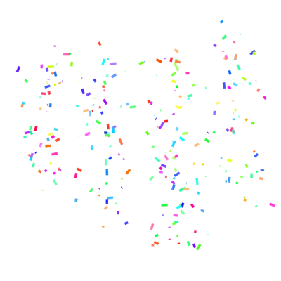 Colorful Confetti PNG