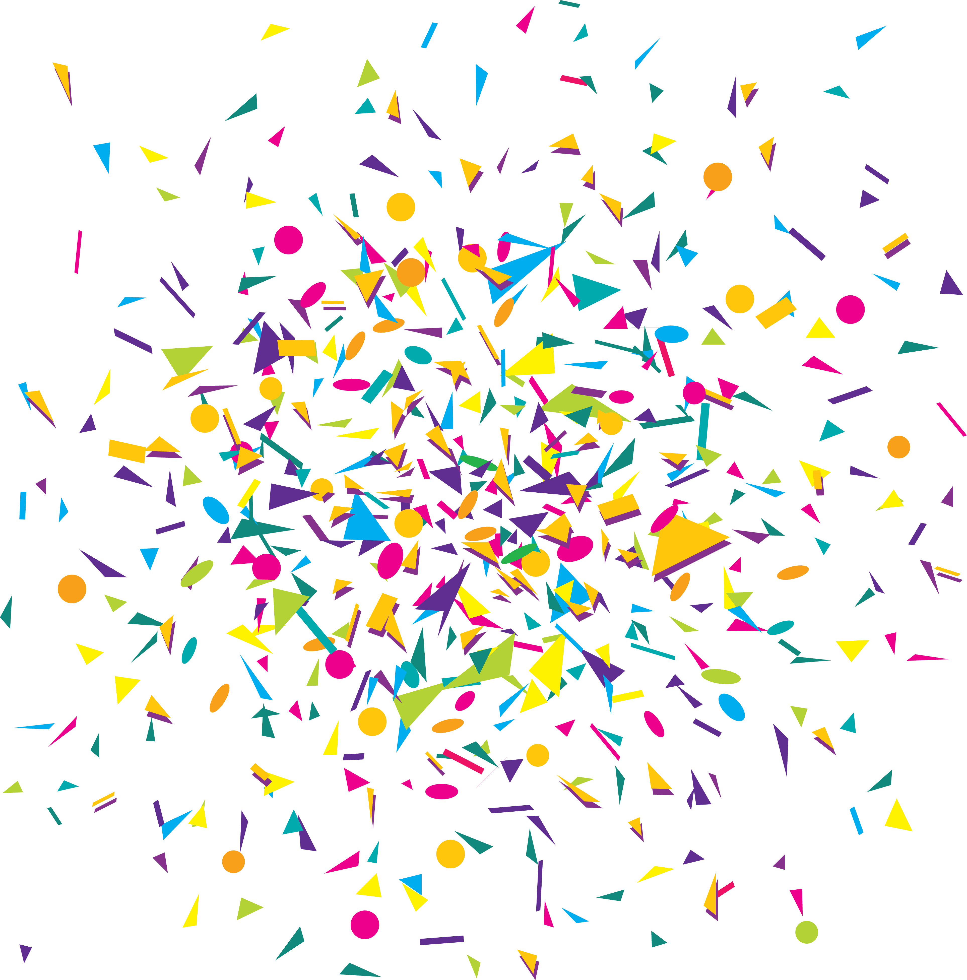 Confetti Transparent PNG